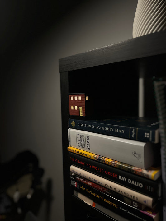 Red Hand Crafted Limited Edition Night Light Tiny House! - Perfect for Friends and Love Ones