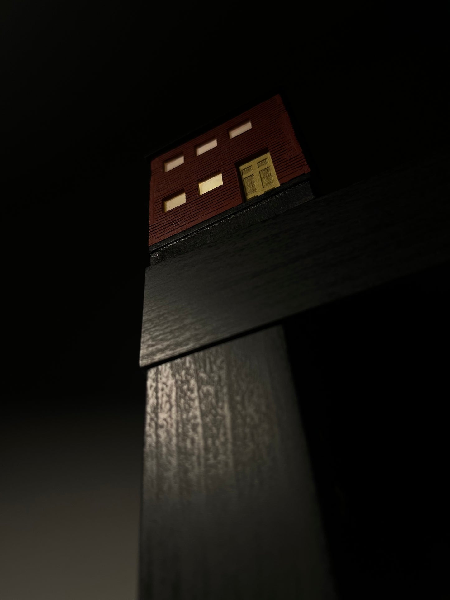 Red Hand Crafted Limited Edition Night Light Tiny House! - Perfect for Friends and Love Ones