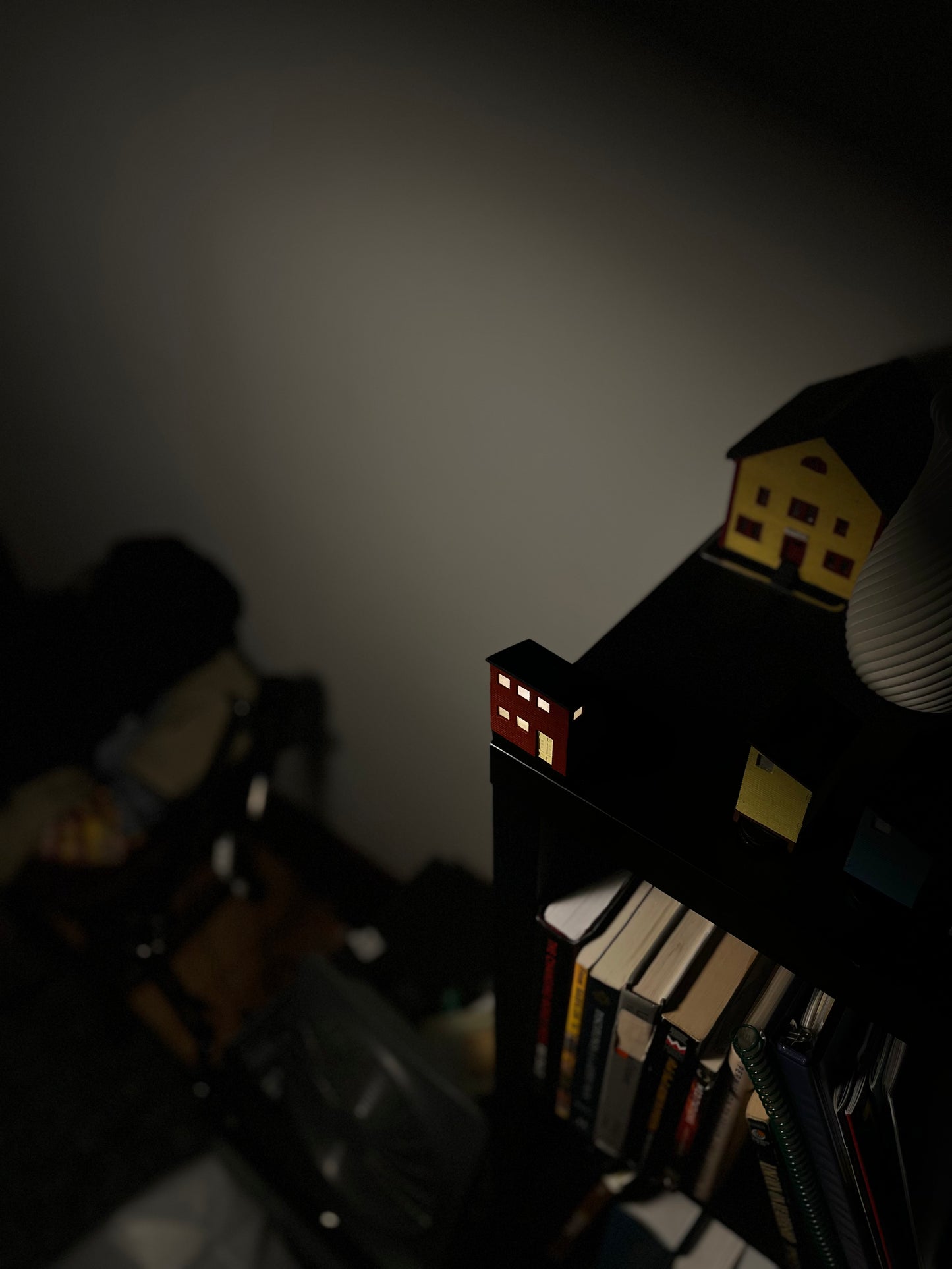 Red Hand Crafted Limited Edition Night Light Tiny House! - Perfect for Friends and Love Ones