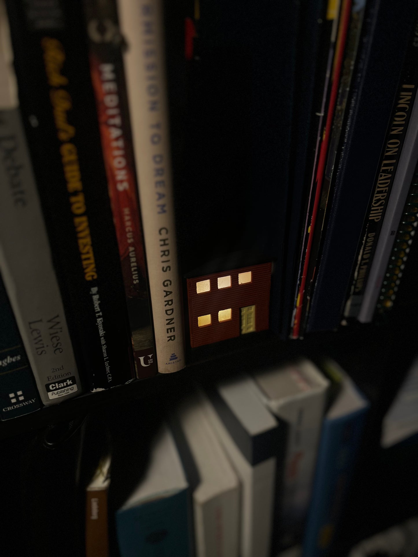 Red Hand Crafted Limited Edition Night Light Tiny House! - Perfect for Friends and Love Ones