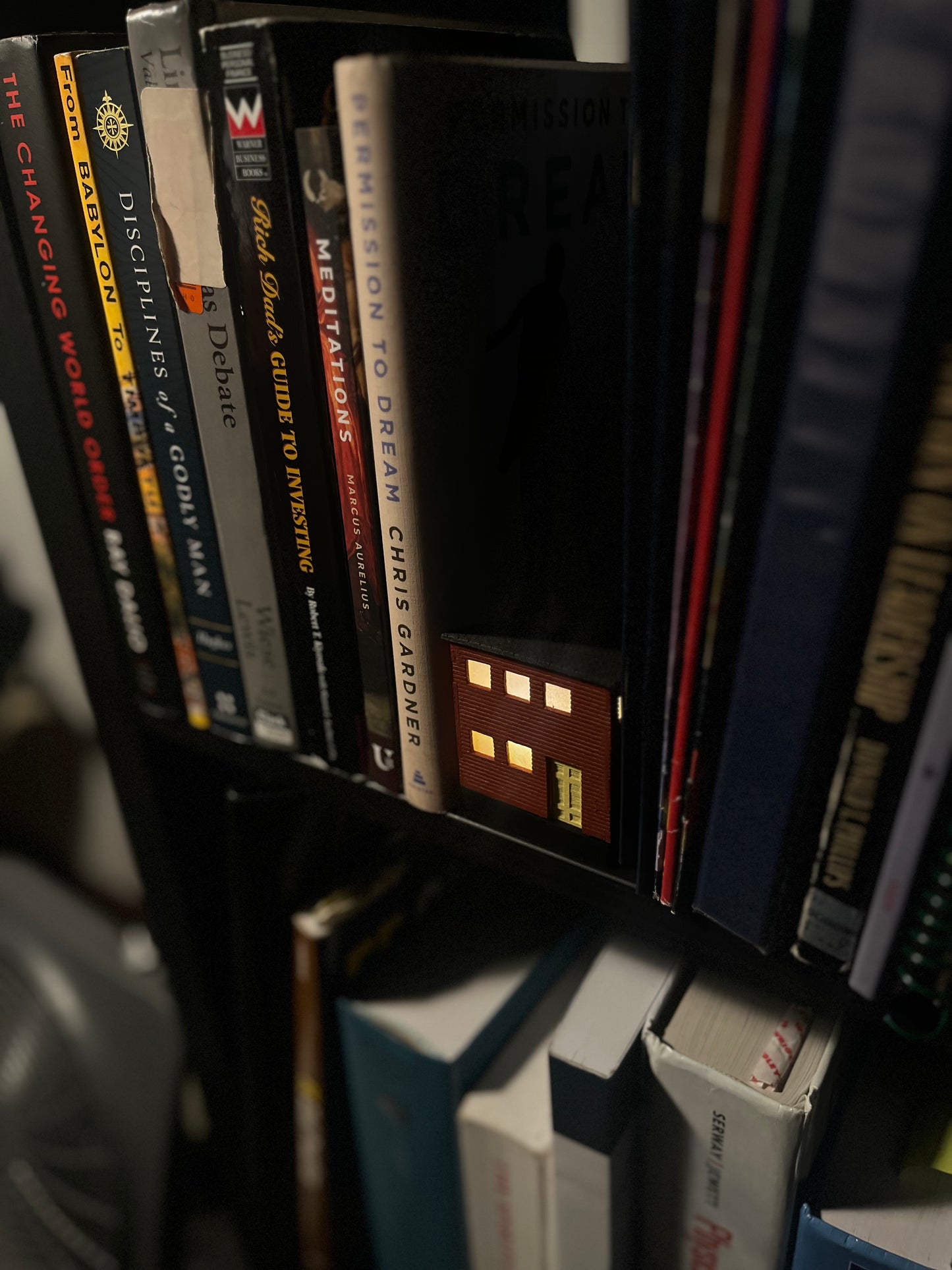 Red Hand Crafted Limited Edition Night Light Tiny House! - Perfect for Friends and Love Ones