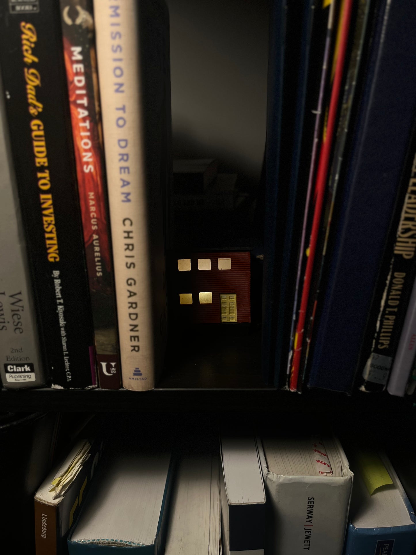 Red Hand Crafted Limited Edition Night Light Tiny House! - Perfect for Friends and Love Ones